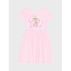 Sinsay - Haljina sa til suknjom Barbie - roze