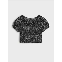 Sinsay - Bluza s cvjetnim uzorkom - crno