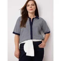 Trendyol Curve Ženska bluza Tbbss25Af00115, Tamnoplave