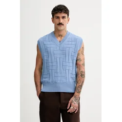 Bombažni brezrokavnik Kenzo Weave