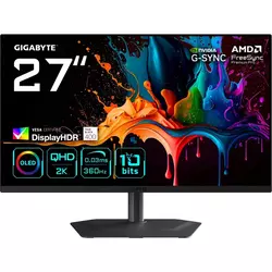 GIGABYTE MO27Q3 QD-OLED QHD 360Hz USB-C