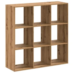Regal za knjige boja artisian hrast 102x32x102 cm drveni