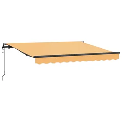 Povlačivi tende Pijesak 600 × 300 cm Tkanina i Aluminij
