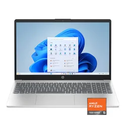 HP - 15.6 Full HD Touch-Screen Laptop - AMD Ryzen 5 - 8GB Memory - 512GB SSD - Natural Silver