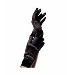 Rokavice Leg Avenue Satin črne