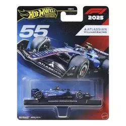 Hot Wheels Premium: Atlassian Williams Racing F1 Team #55 dirkalnik Formule 1 1/64 - Mattel