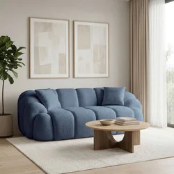 ATELIER DEL SOFA Sofa dvosed Octavio Navy Blue