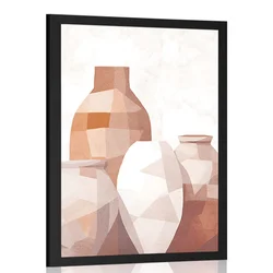 Plakat tihožitje z vazami - 30x45 no frame