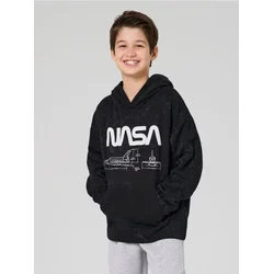 Sinsay - Dukserica s kapuljačom NASA - tamno siva
