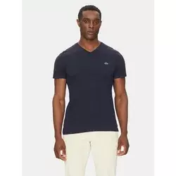 Lacoste Majica TH6710 Mornarsko modra Regular Fit