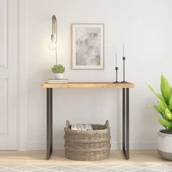 Stolna ploča 90x40x2,5 cm pravokutna bagremovo drvo živi rub