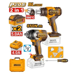 Akumulatorski set alata COSLI260381E 20V SUPER INGCO