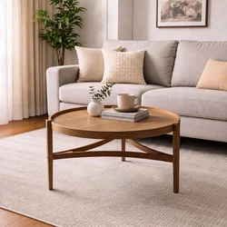 Hanah Home klub sto Ren 100, 100 cm, orah