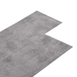 Samoljepljiva podna daska 32 pcs Cement smeđi 4,46 m2 PVC