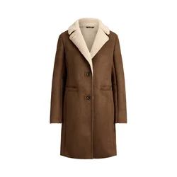 LAUREN RALPH LAUREN Umetni kožuh 297P04121003 Rjava Regular Fit