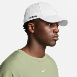Nike NOCTA S.S.C. Cap CS - White - Polyester - 50% Recycled Polyester