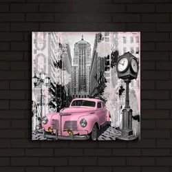 Wallity Slika sa LED osvetljenjem 4040IACT-13, 40x40 cm