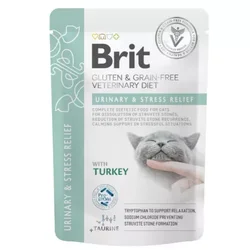 Brit GGF vet dieta za mačke Urinary&Stress Relief, vrečka - puran - 85 g 85 g