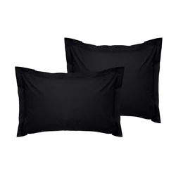 De Black Black Oxford Saten Jastučići Set (2 Komada)