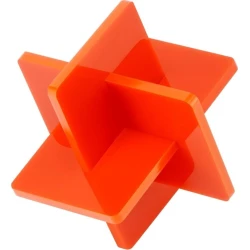 Bambu Lab 3 mm Opaque Glossy Acrylic Sheet - Orange