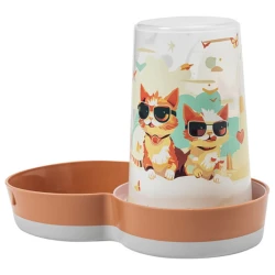 MODERNA Hranilica za mačke Tasty Indy&Louise, 1.5l, Braon