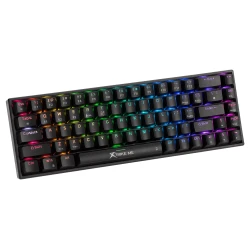 XTRIKE Bežična gejming tastatura GK993W, Mehanička, Crna