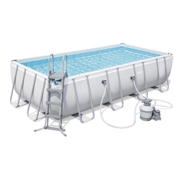 BESTWAY pravokutni samostojeći bazen sa pješčanim filterom Power Steel, 549 x 274 x 122 cm