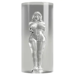 Stroker Female Shaped Tunnel Masturbator Transparent
