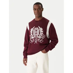 adidas Pulover JX8215 Bordo rdeča Regular Fit