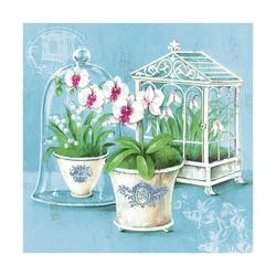 Servieta za decoupage - Orhideja - 1 kom (servieta za)