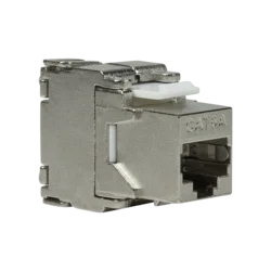 Logilink Keystone modul, Cat6A, STP, 17.2mm, 22-24 AWG, toolless, srebrna