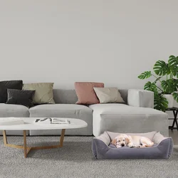 Aberto Design Krevet za kućne ljubimce Lucy S, 60x40 cm, Tamnosivi