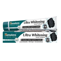 Ultra white charcoal pasta za zube bez fluora himalaya, 75 ml