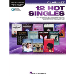 12 HOT SINGELS PLAY ALONG CLARINET