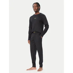BOSS Pižama 50571089 Črna Regular Fit