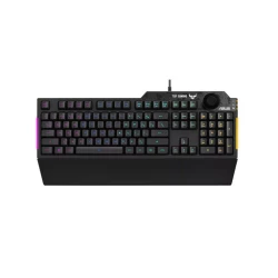 ASUS Gejmerska tastatura TUF Gaming K1 (Crna) RGB 90MP01X0-BKEA00  USB Membranski tasteri EN (US)