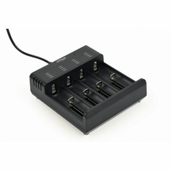 BC-USB-02 Gembird brzi punjac Ni-MH + Li-ion baterija AAA / R03, AA / R6, 10440, 14500,14650,16340..