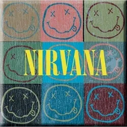 Nirvana Happy Face Blocks Magnet