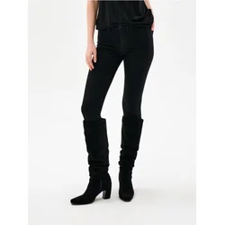 Sinsay - Skinny farmerke - crno