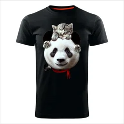 MAJICE BRE Muška majica PANDA 01 crna