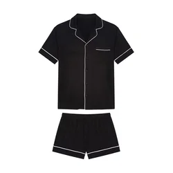 Hunkemöller Kratke hlače za spanje Essential črna
