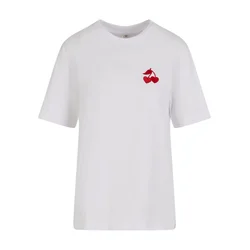 Mister Tee Majica Heart Cherries temno rdeča/bela