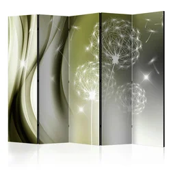 artgeist Paravan Green Gentleness I, Dvostranski, 5-Delni