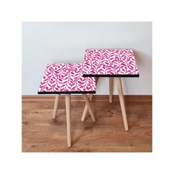 Hanah Home Sklapajući Stočić 2 Komada 2SHP378 - Fuchsia
