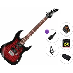 Ibanez GRX70QA-TRB Standard SET Transparent Red Burst Električna kitara