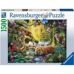 Ravensburger puzzle (slagalice) -Tranquil Tigers RA16005 1500 Pcs