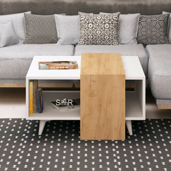 Hanah Home Klub sto Dowel, 80x40x80 cm, Beli