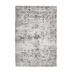 Kayoom TEKAČ Iglesia 500 Anthrazit / Creme   80/150 cm  tkano antracit, krem barve