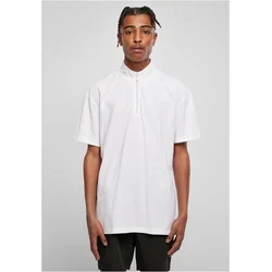 Zip Pique Tee Boxes White