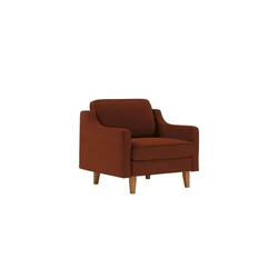 ATELIER DEL SOFA 1-Seat Sofa fotelja Robin 1 Tile Red Walnut